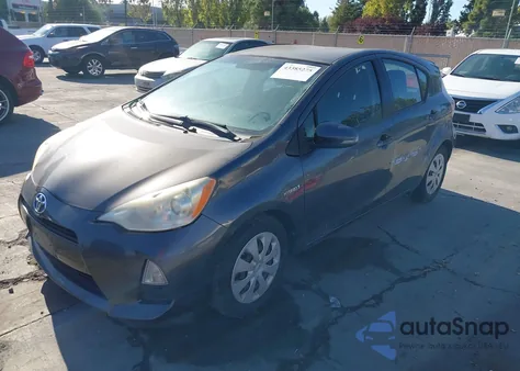 2012 Toyota Prius C Two из США, поврежденный, VIN JTDKDTB36C1031094
